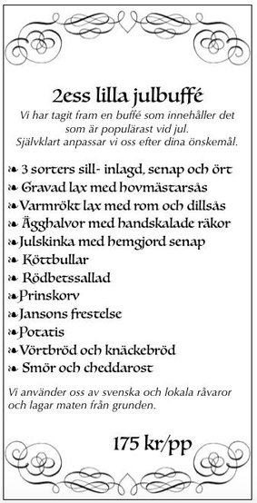 2 Ess Catering Västerås Jul